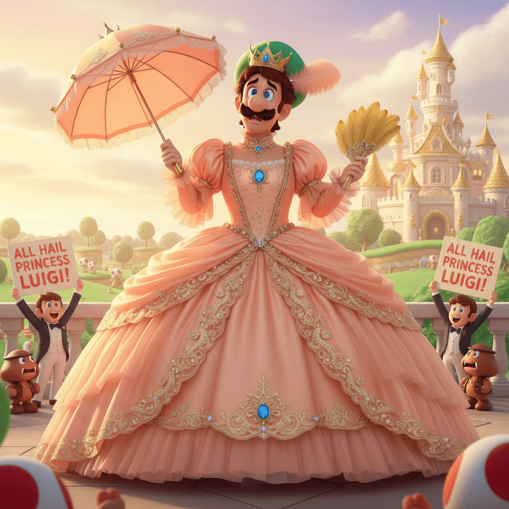 peach luigi