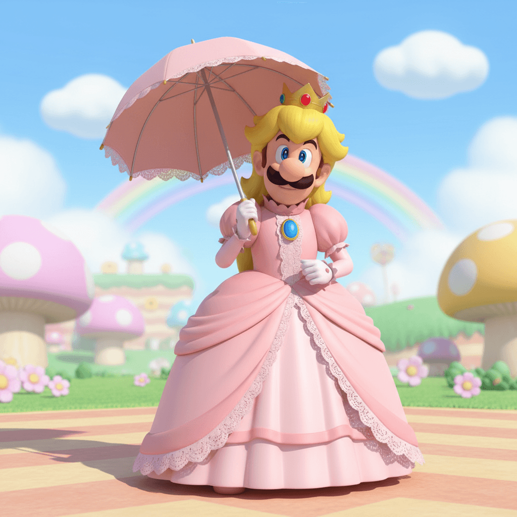 peach luigi