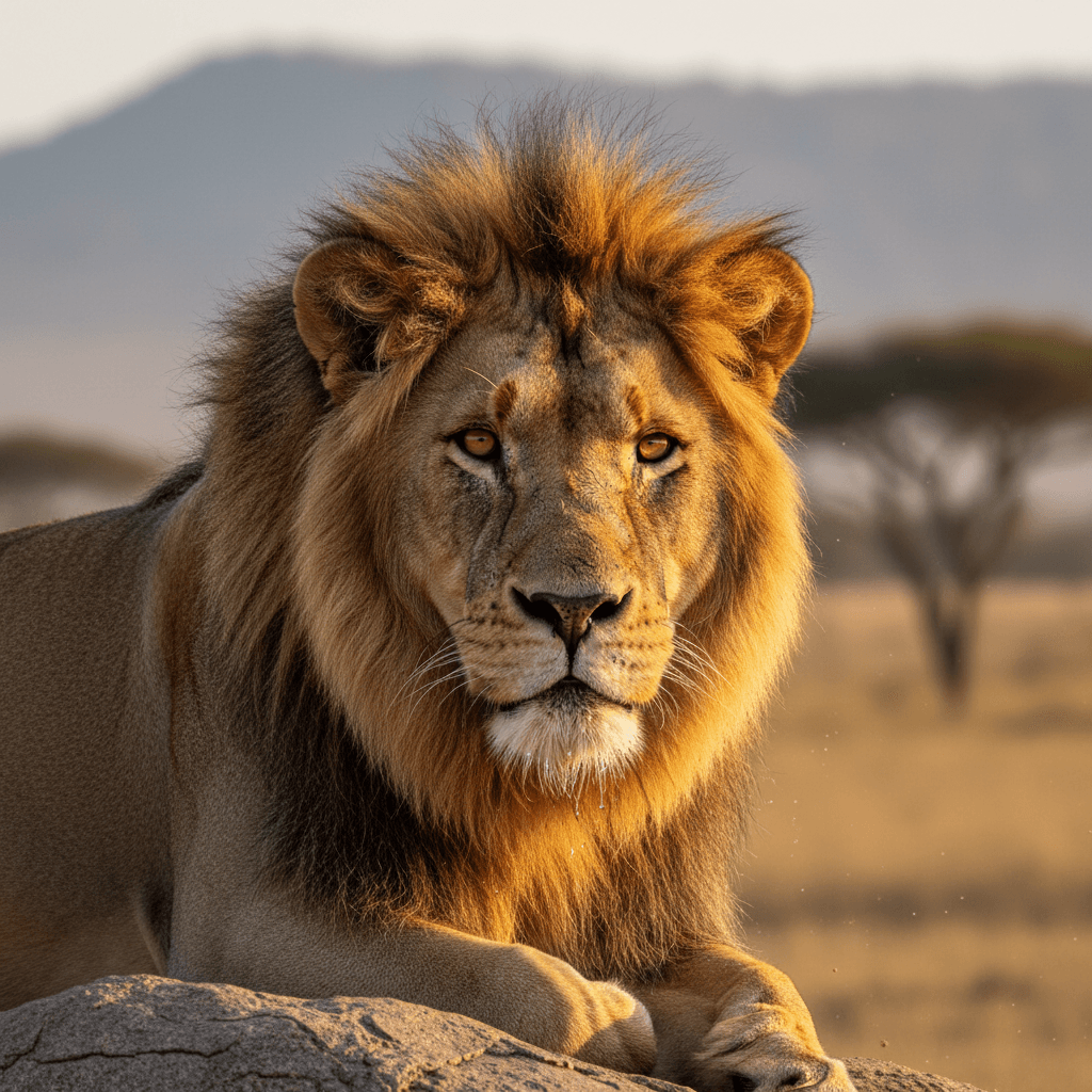 ultra realistic photo of lion which is taken from hrd canon camera