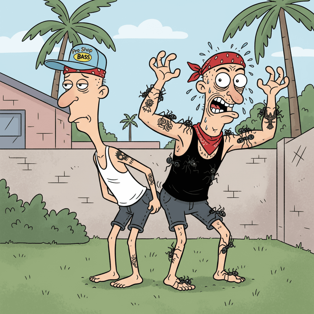 Generate a cartoon that looks like the show "Doug" from Nickelodeon of the follo