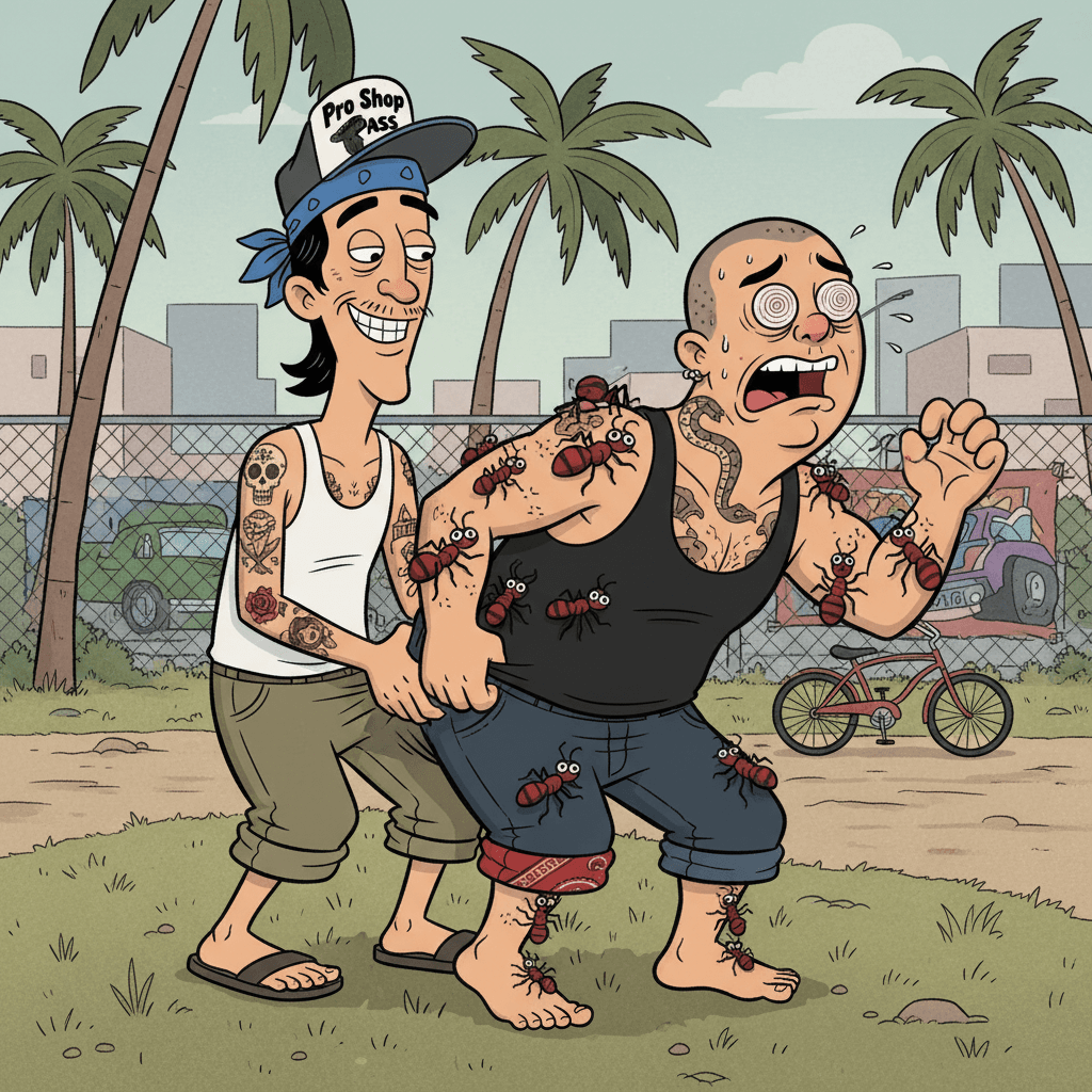 Generate a cartoon that looks like the show "Doug" from Nickelodeon of the follo