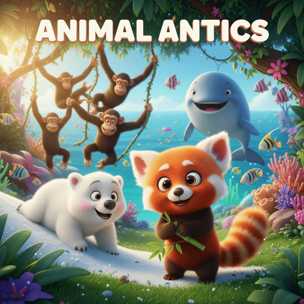 pixar type 3d animals
